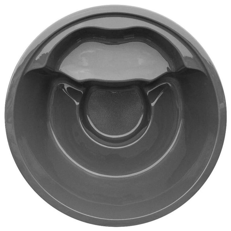 Acryl-Innenwanne des Benas In Hot Tubs in elegantem Grau mit ergonomischen Sitzflächen